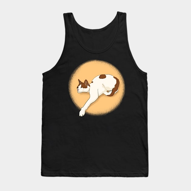 Soya the cat - lazing around Tank Top by Chigurena